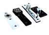 Ives 7255SET26D Center Hung Pivot Set 500 lb 1-1/2" Satin Chrome Door Hinge gallery