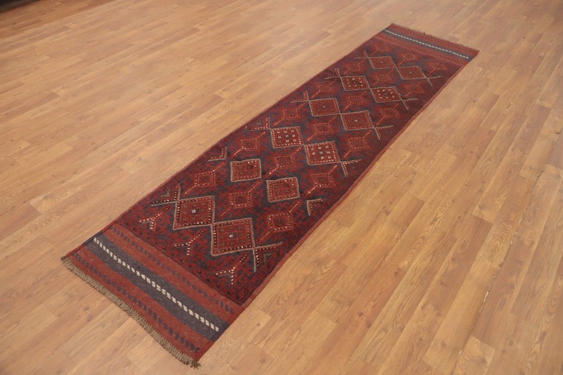 Nomadic Wool Hand-knotted Oriental Runner Rug Traditional Tribal Carpet 2x8 gallery