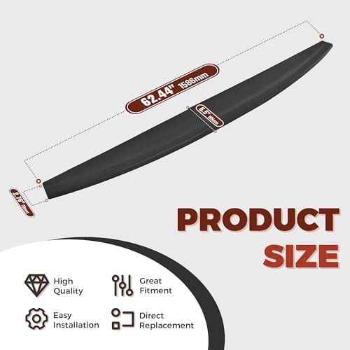 Tailgate Molding Cap Spoiler Compatible with 2009-2019 Dodge Ram 1500 2500 gallery