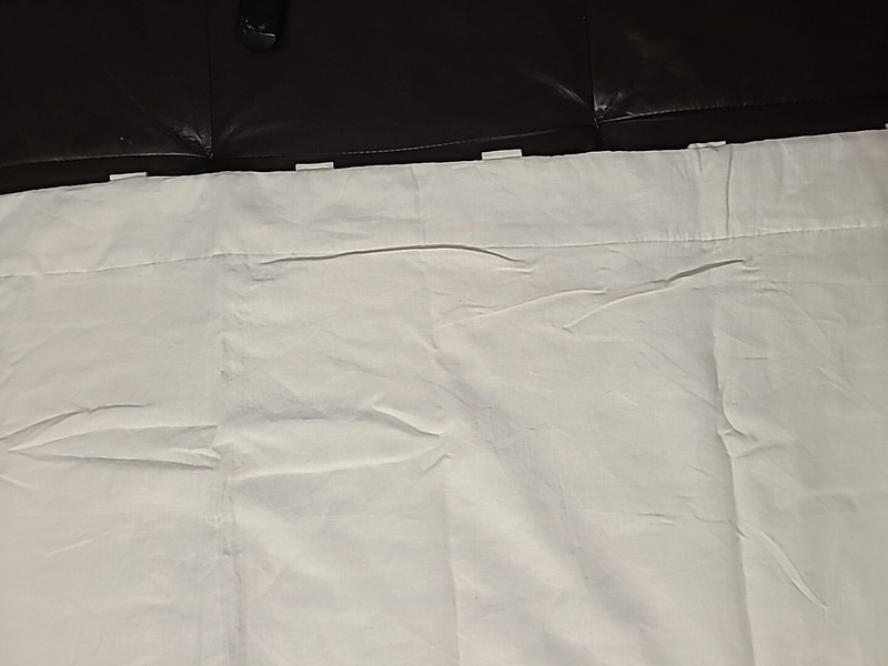 DRAPE 100% LINEN FACE 100% POLYESTER LINING 50X108IN 3IN1POLETOP POTTERY BARN gallery