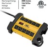 CRST Power Strip 10 Outlets Heavy duty 15 ft cord 2800J Surge Protector 15 Amp gallery