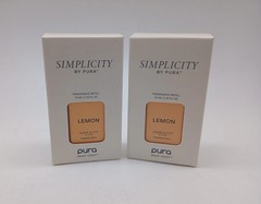 Simplicity Smart Diffuser Refill Vials – Lemon Scent 2 Pack | Home Fragrance