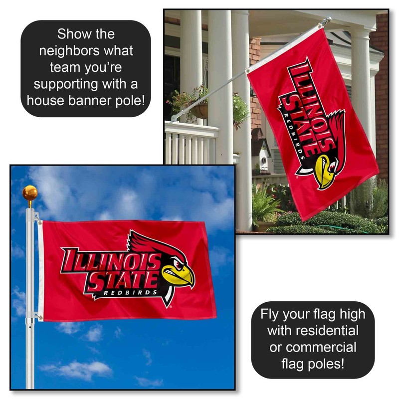 Illinois State Redbirds Flag gallery