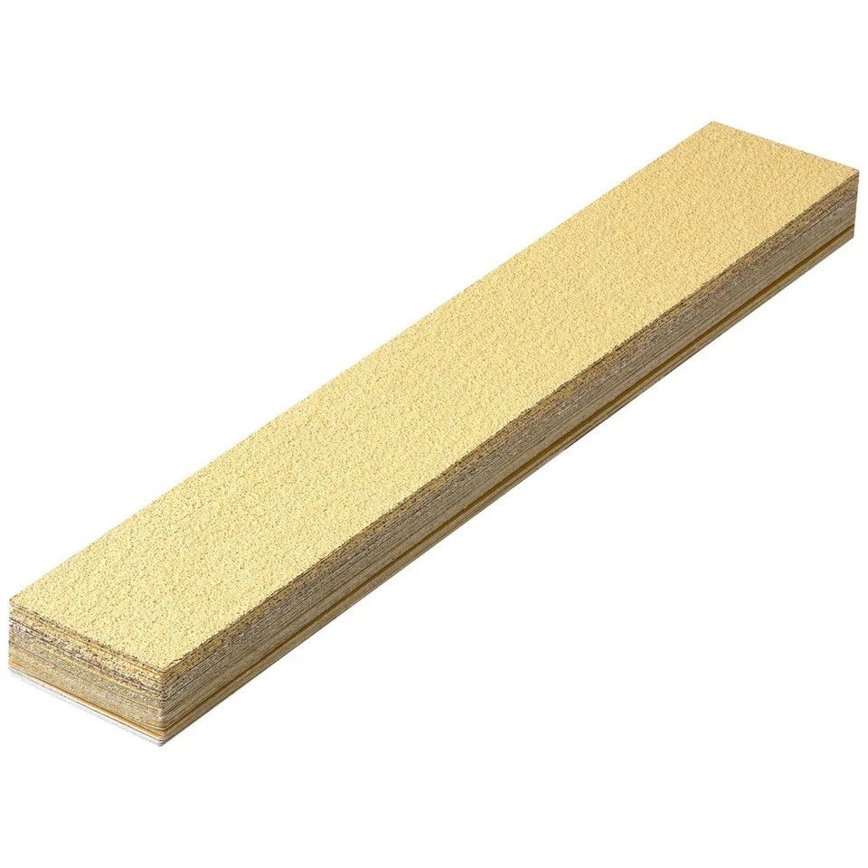 40 PCS Premium Assorted Grit Gold PSA Longboard Sandpaper Sheets 2-3/4" x 16-... gallery