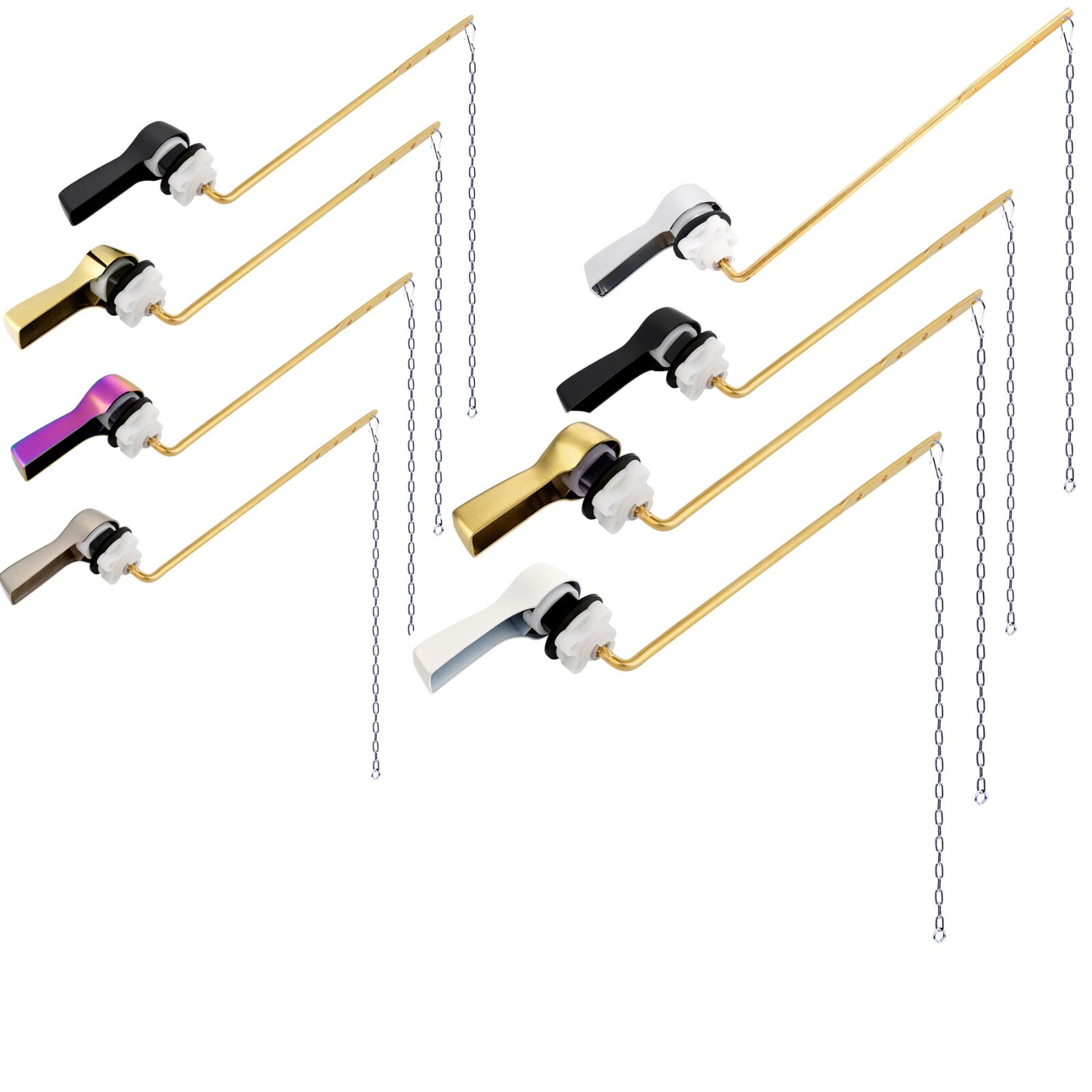1 Pack Universal Front Mount Toilet Tank Flush Lever,Toilet Handle Replacement gallery