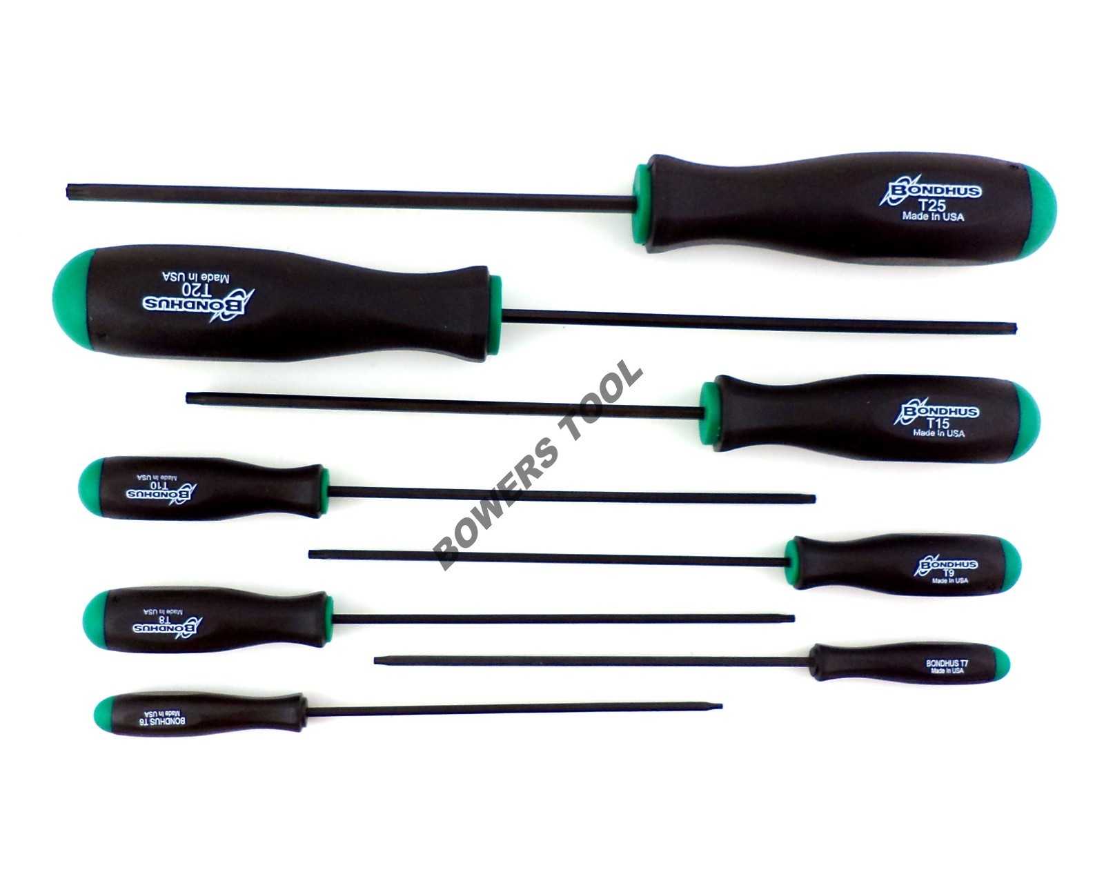 Bondhus 8pc Torx Star Screwdriver Set T25-T6 MADE IN USA 34532 High Torque Steel gallery