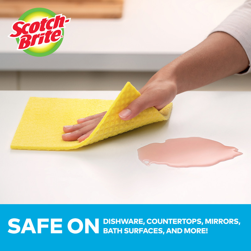 Scotch-Brite Sponge Cloths: 2-pack / Assorted (2 colors) gallery