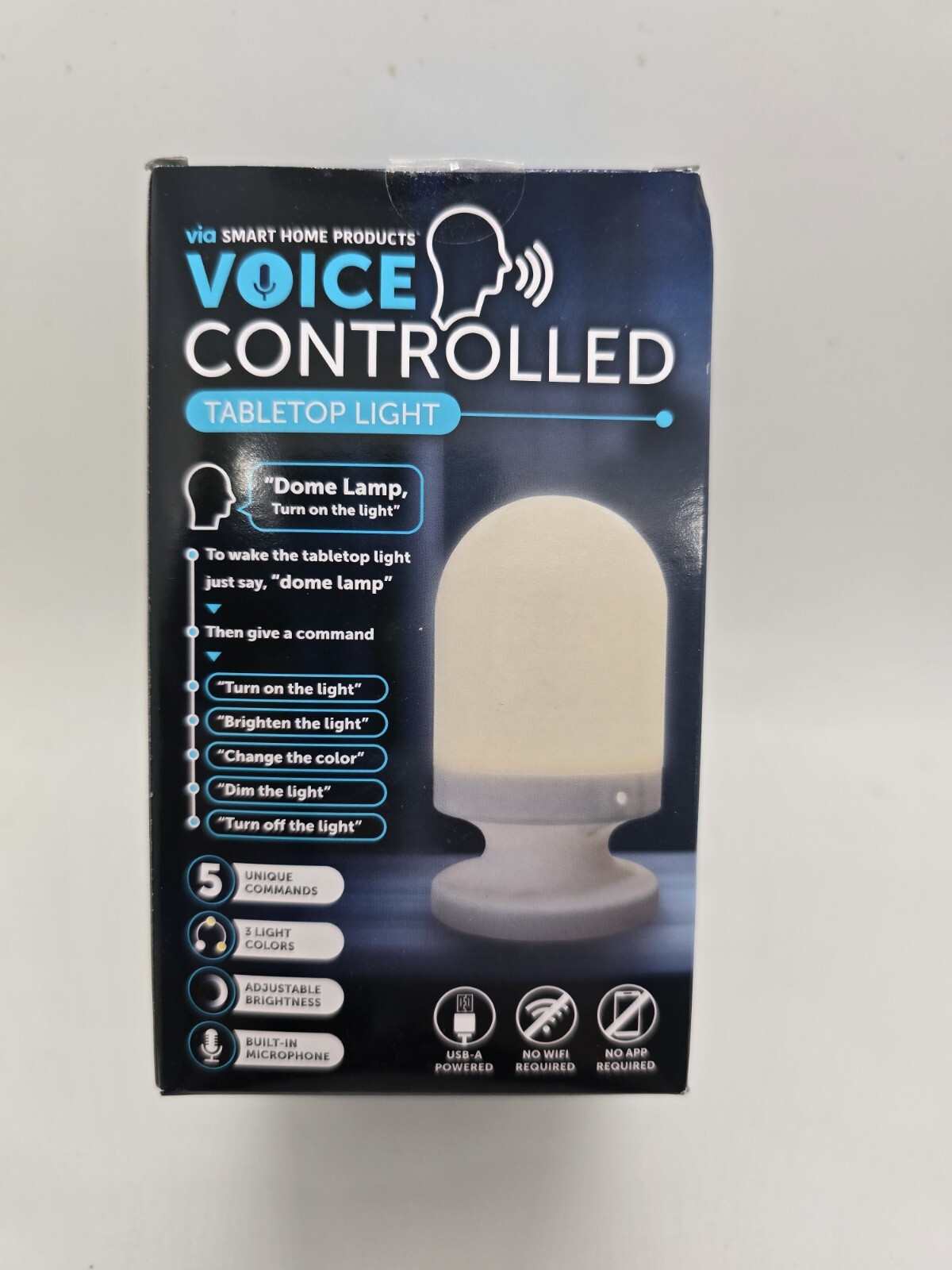 Voice Controlled Tabletop Light Nightlight (2) gallery