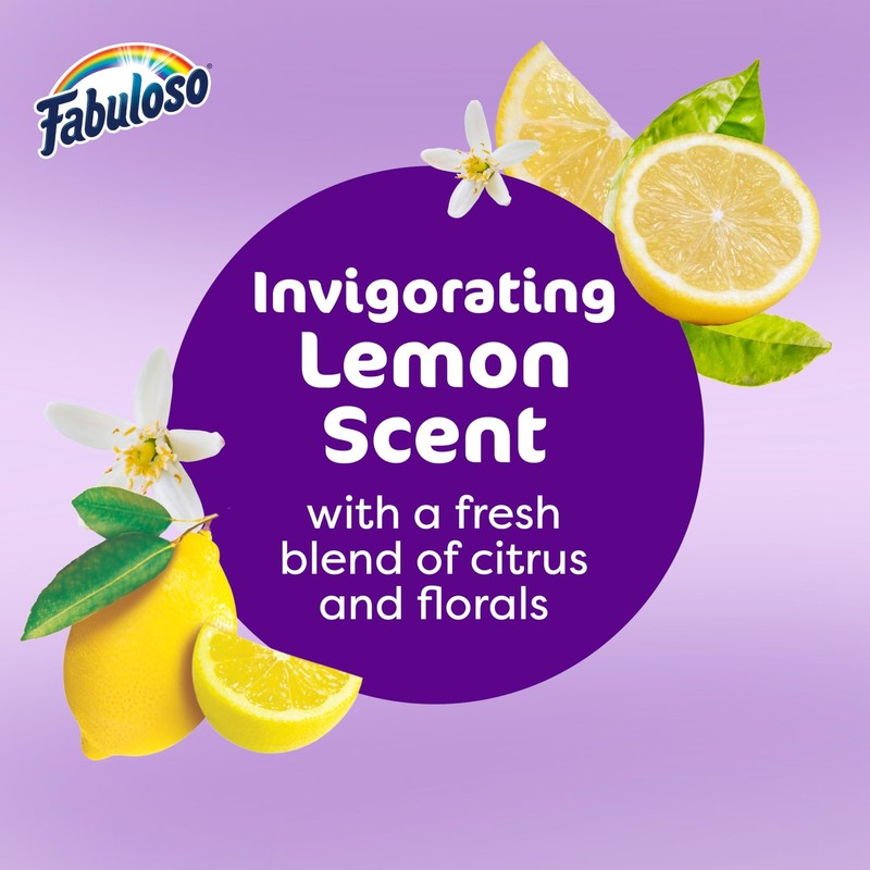Fabuloso Multi-Purpose Cleaner Refreshing Lemon Scent 2X Concentrated 56 fl oz gallery