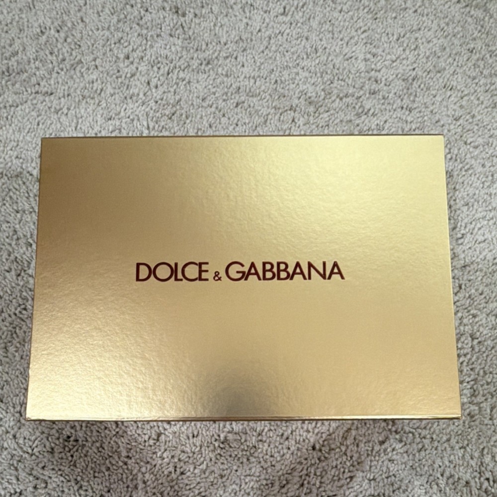 Dolce&Gabbana Gold Gift Box Solid Pattern Single Item size 10.5”x7.5”x4”