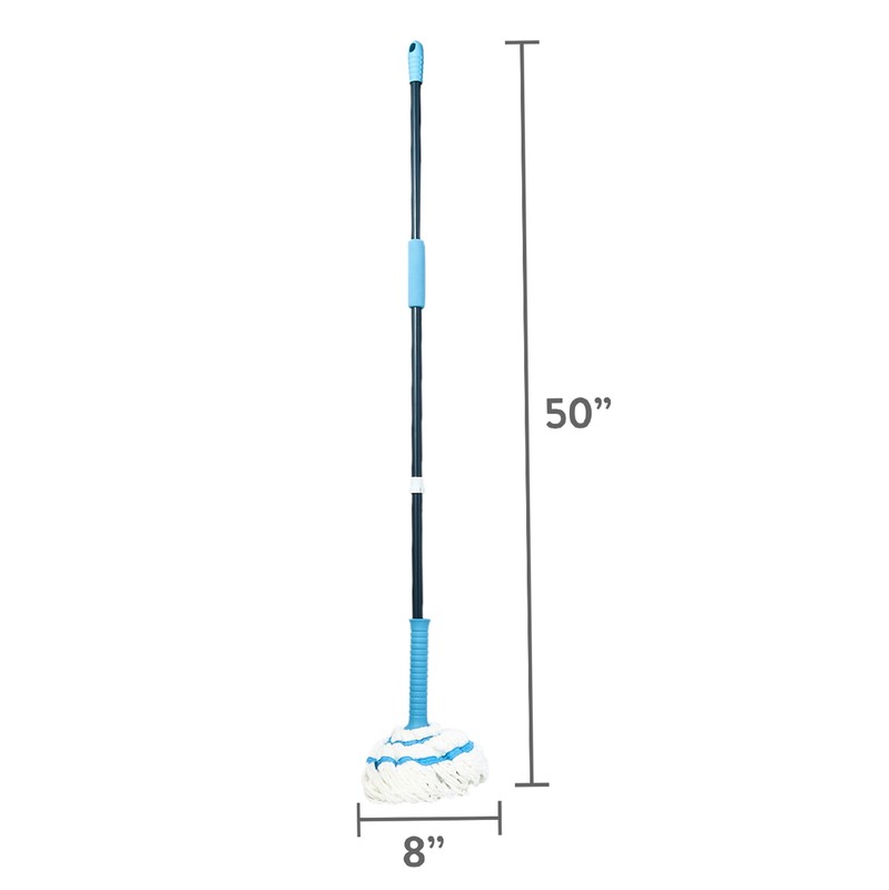 Microfiber Twist Mop with Self-Wringing Ratchet and Removable Head gallery