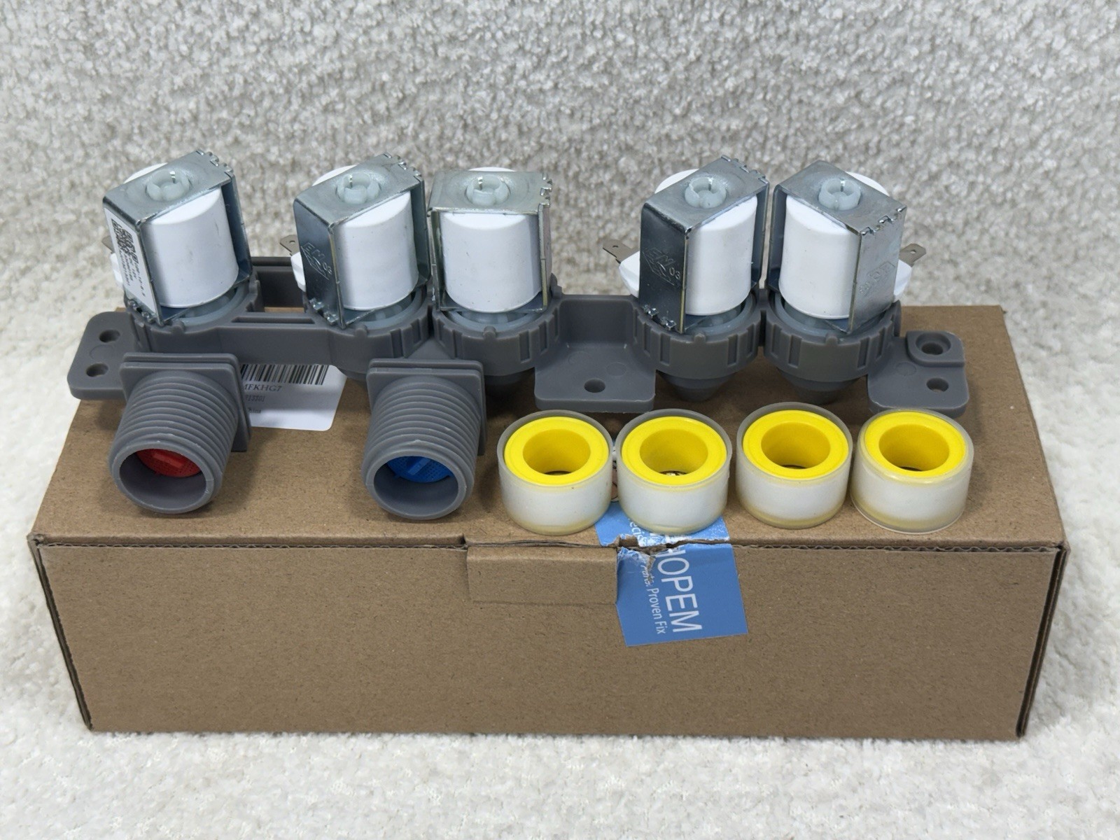 New Open Box LG Washer Water Inlet Valve AJU73213301 OEM WT5170HW WT4970CW 12V gallery