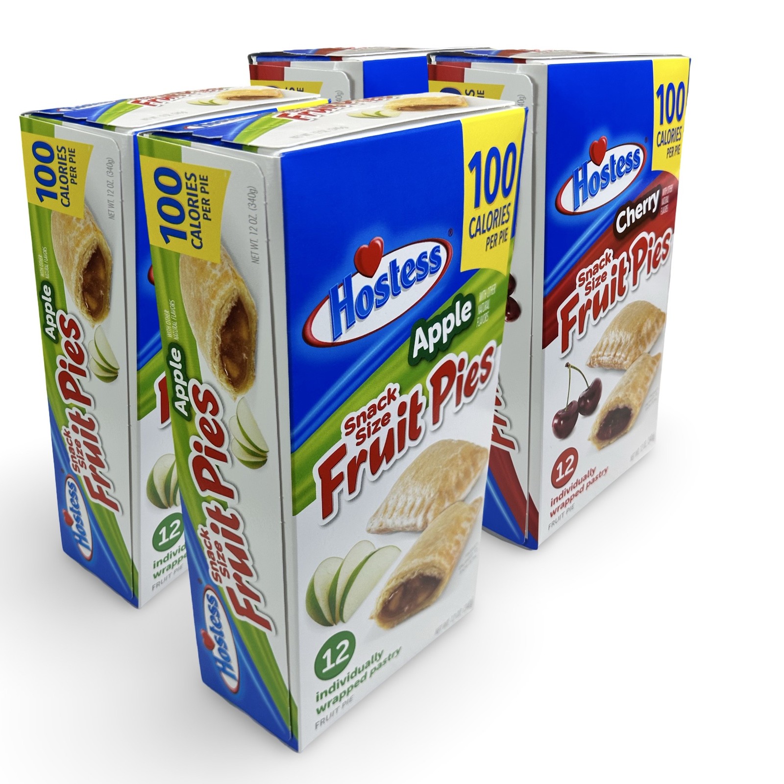Hostess Snack Size 100 Calorie Mini Fruit Pies | 12 Count Box | Apple & Cherry C gallery