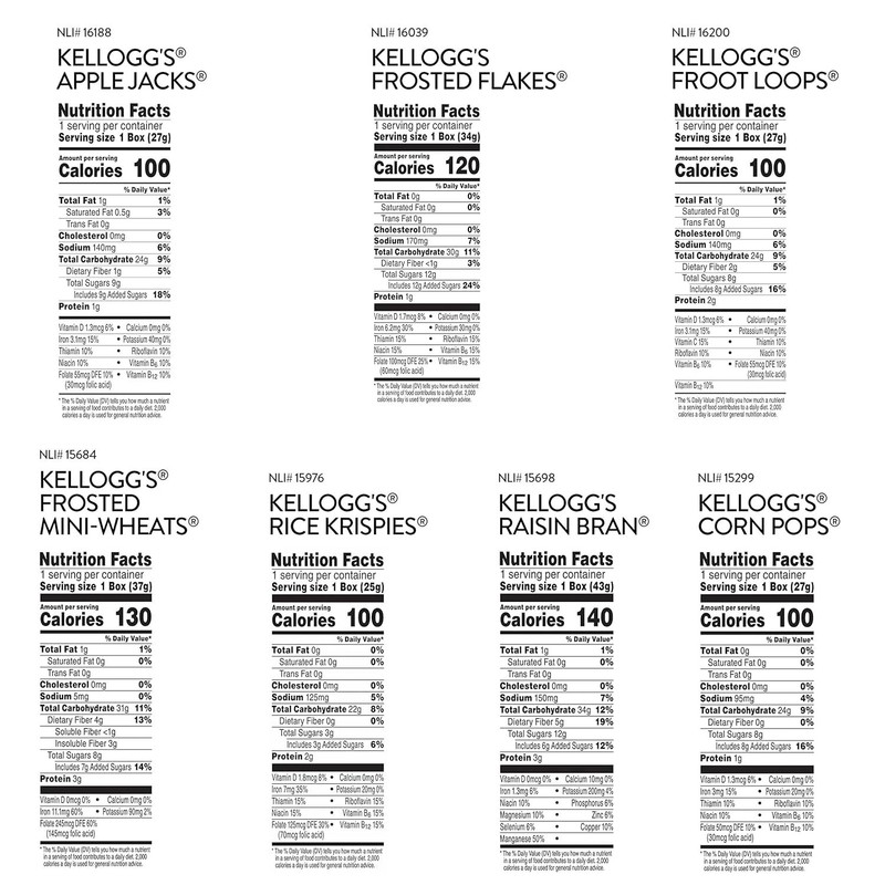 Cold Breakfast Cereal Bulk Pack 48 Boxes Variety Pack Kid Snacks Pantry Staples gallery
