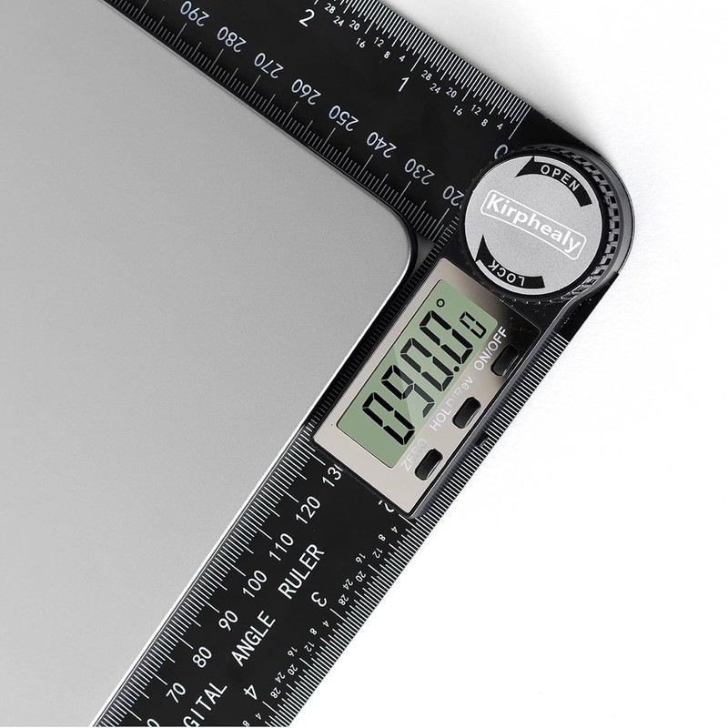 Digital Angle Finder Protractor, 7inch 200mm Gauge Professional Black gallery