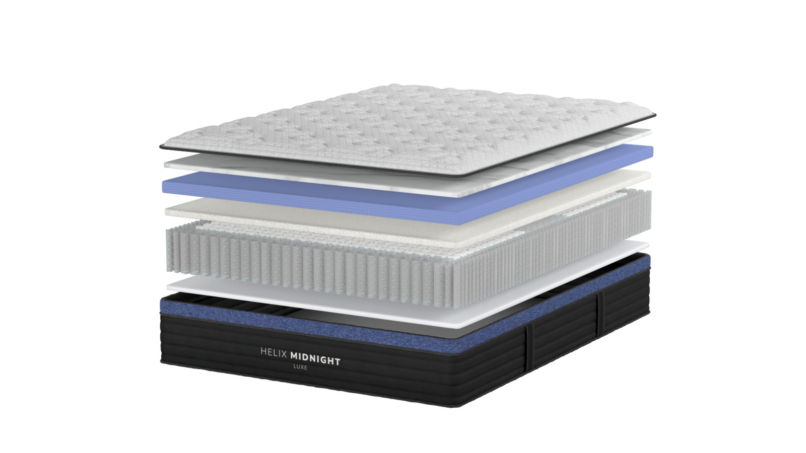 BRAND NEW Helix Midnight Luxe Queen Size Mattress - TENCEL COVER LUXE LAYER gallery