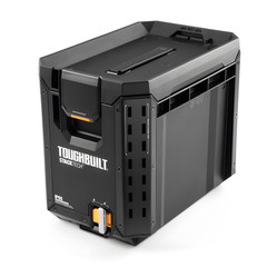 TOUGHBUILT STACKTECH Compact 10.4-in x 13.5-in x 16-in Plastic/Metal Tool Box
