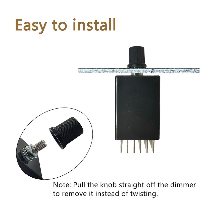 12V DC dimmer, 12V rotary dimmer switch for RV Boat LED lighting gallery