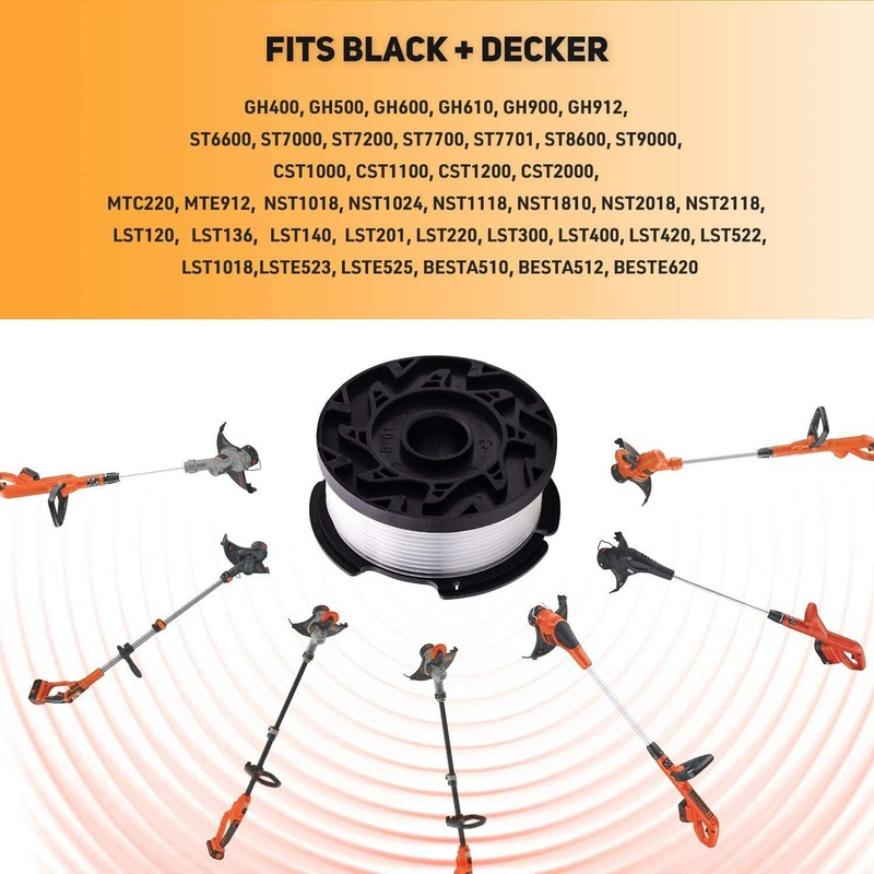 Weed Eater Wacker String 0.065 Trimmer line Spool,Autofeed Black and Decker gallery