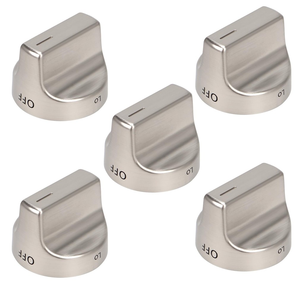 Gas Stove Knobs 5PCS Replace W11032553 Compatible with WFG550S0HZ0 WFG550S0LV1