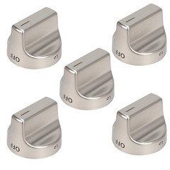Gas Stove Knobs 5PCS Replace W11032553 Compatible with WFG550S0HZ0 WFG550S0LV1