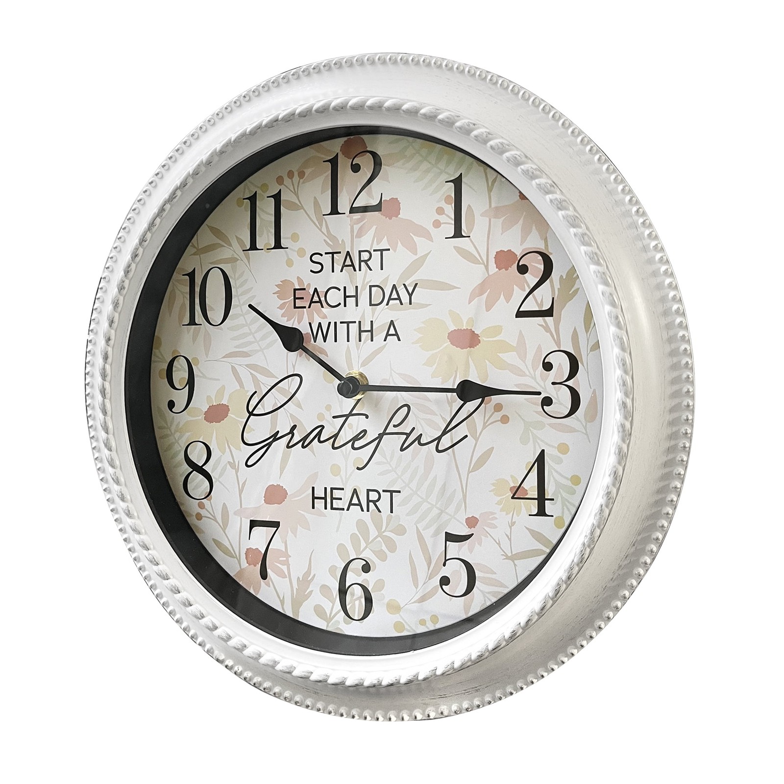12" Analog Wall Clock Quartz Movement Battery-Powered Inspirational Wall Clock gallery