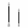 2pc Flexible Socket Extension 8" Long 3/8" & 6" 1/4" Socket Bar Ratchet gallery