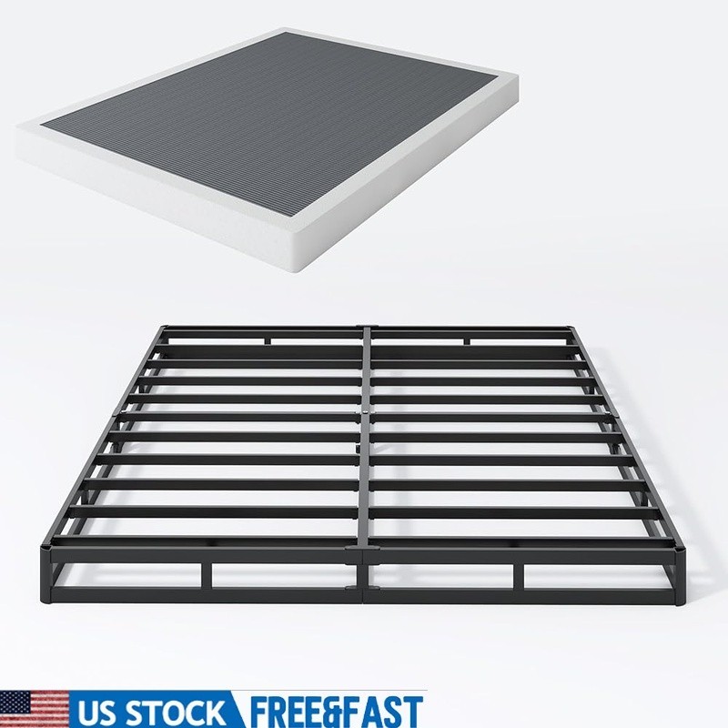 Full Box Spring 5 Inch Metal Squeak Resistant Easy Assembly Cover Included New gallery