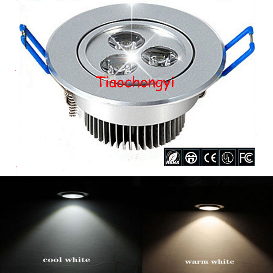 3W 3 Leds LED Downlight Recessed Ceiling Light LED Lamp Spotlight 12V AC85-265V gallery