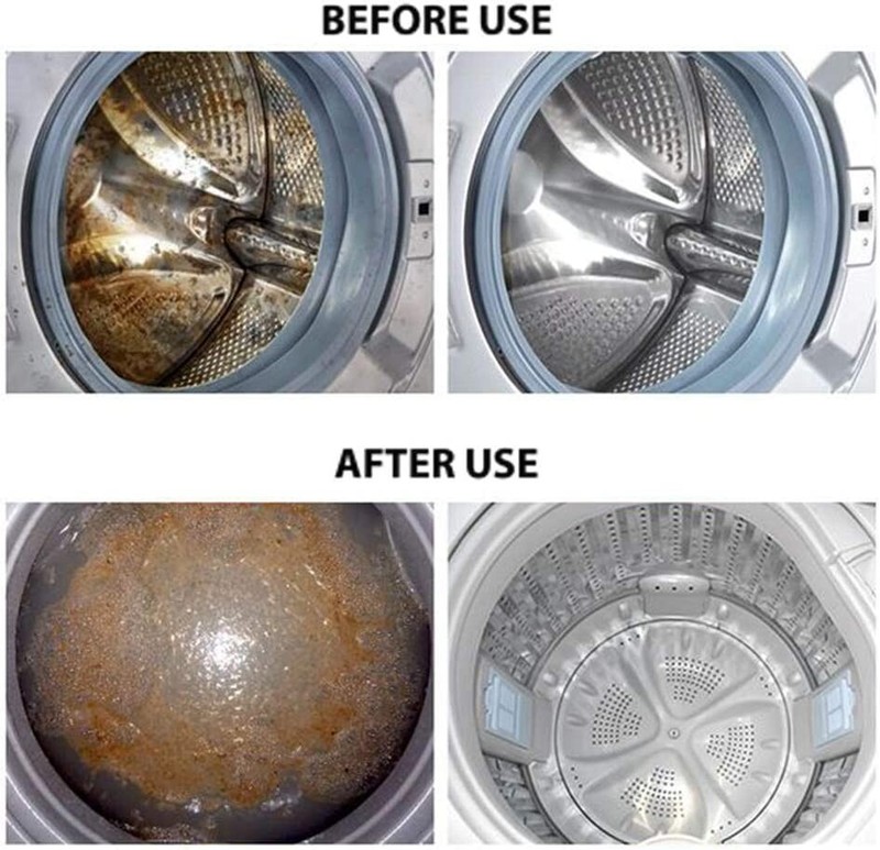 30 Pcs Solid Washing Machine Cleaner, Triple Decontamination Effervescent Clean gallery