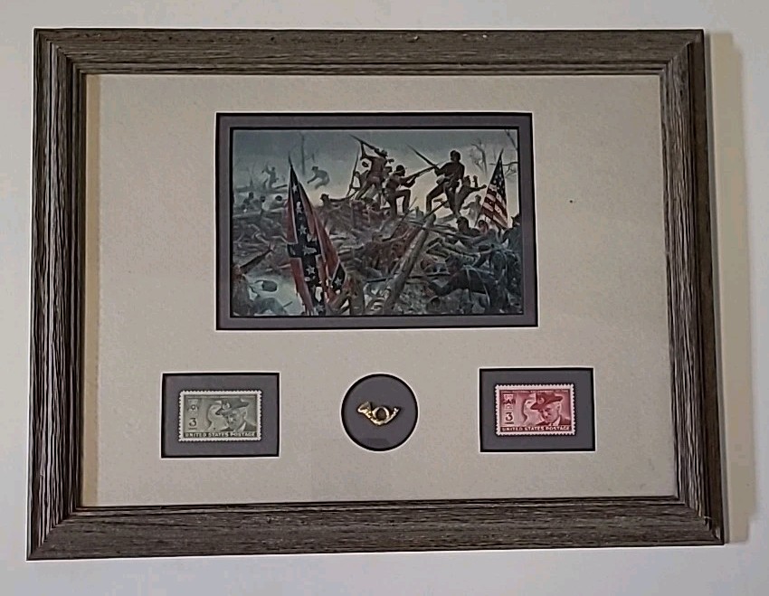 The Bloody Angle Picture Frame With Stamps 10.5 x 13.5 gallery