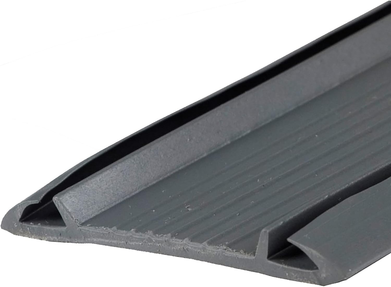 36" Gray Vinyl Door Threshold Insert - Flexible Seal Against Drafts & Moisture gallery