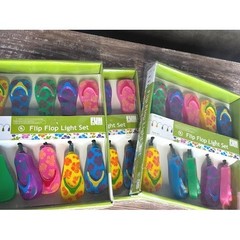 Fun Express Flip Flop String Lights Colorful Summer Luau Party Decorations