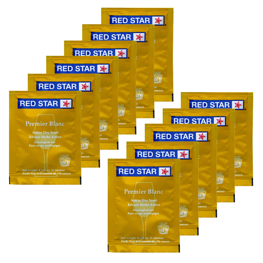 11 Packs Red Star Premier Blanc Wine Yeast 5 Grams gallery