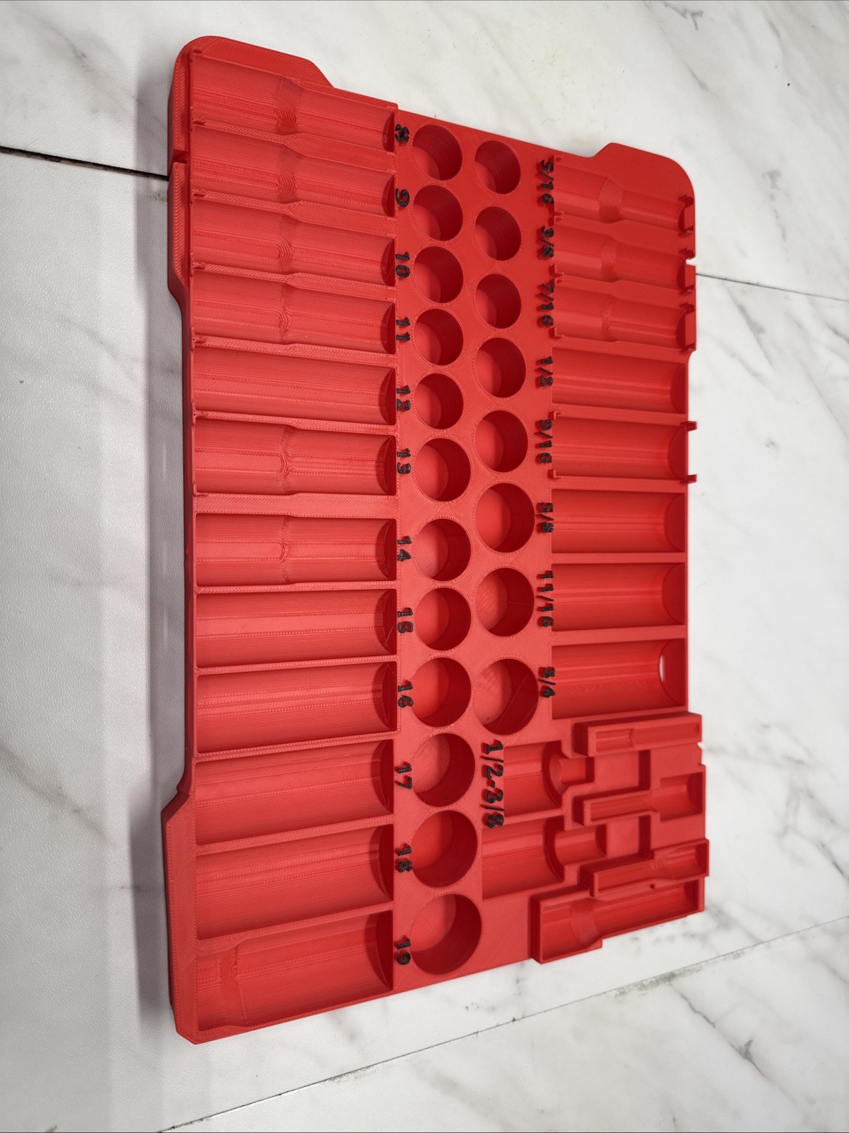 3/8 Socket Organizer for Milwaukee PACKOUT Low Profile 48-22-8436- INSERT ONLY gallery