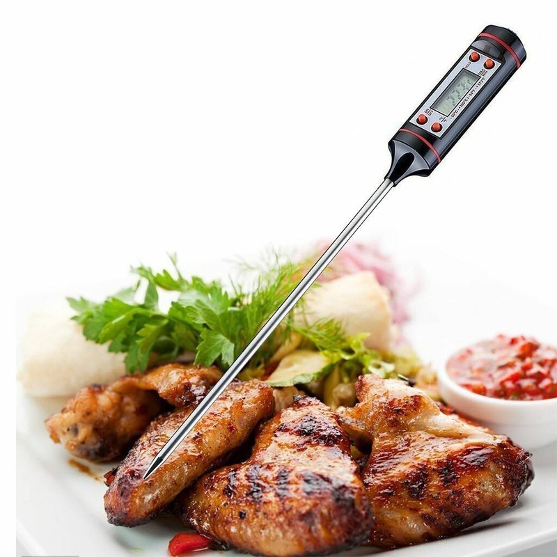 Instant Read Digital Meat Thermometer BBQ Grill Smoker For Kitchen Food Cooking gallery