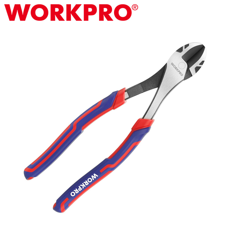 WORKPRO 8" High Leverage Diagonal Plier Heavy Duty Wire Cutters Diagonal Cutters gallery