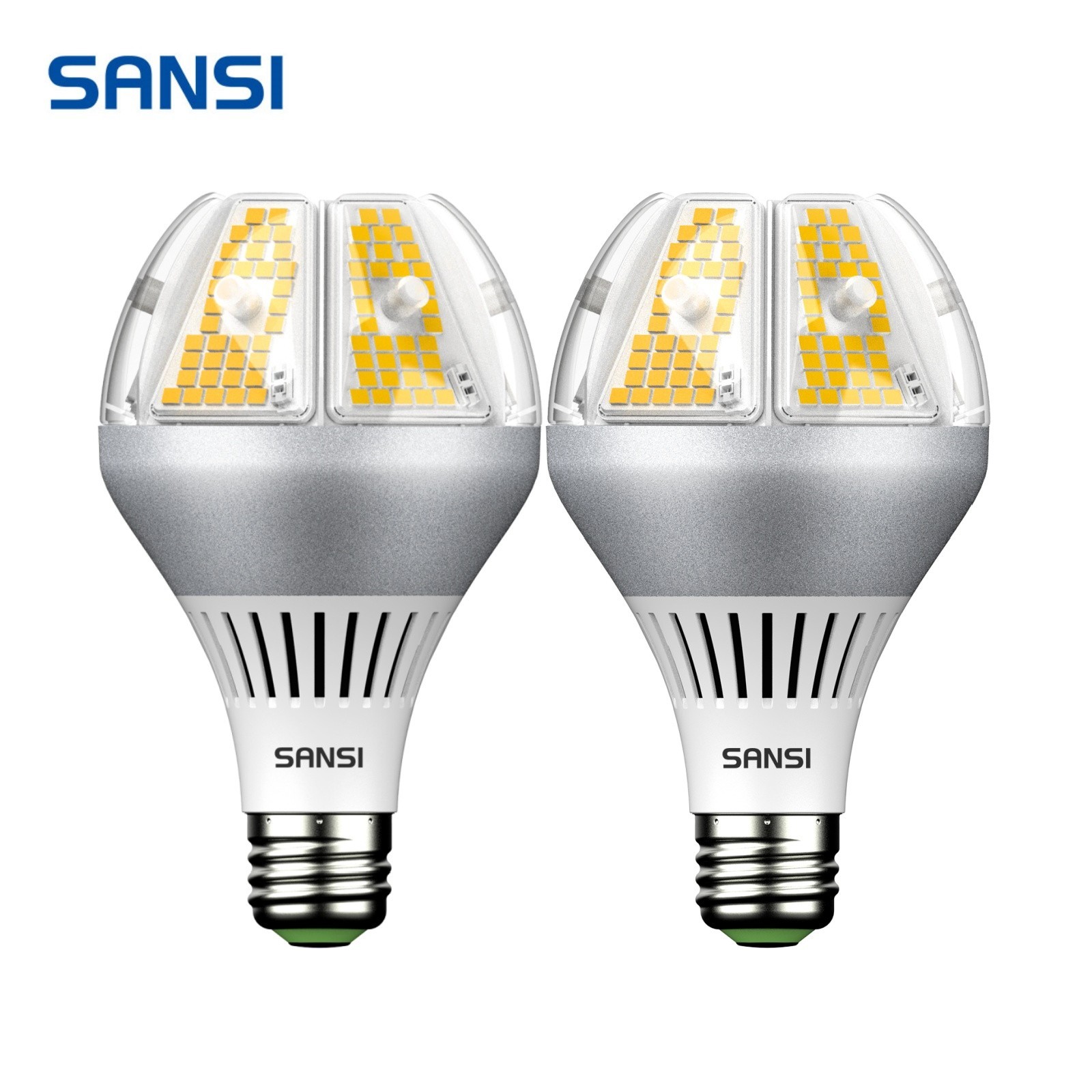 SANSI 2pcs LED Light Bulbs 6500LM 650W Equiv. Daylight Indoor Replacement Bulbs gallery