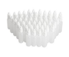erioctry 50Pcs 30ML Empty Plastic Dropper Dropping Bottles(Drops 30ML, White
