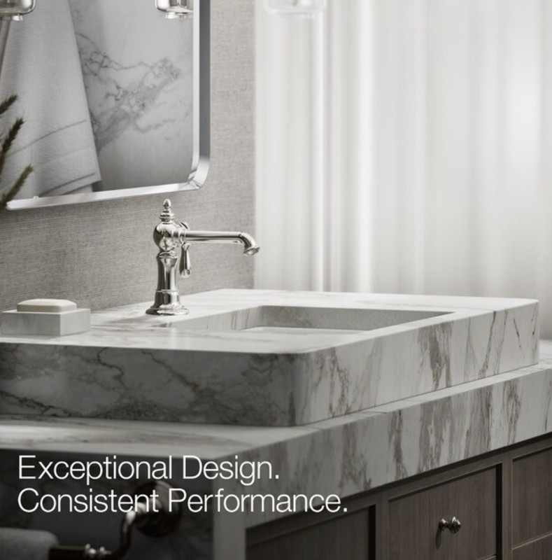 Kohler Artifacts Single Handle Bathroom Sink Faucet Vibrant Polished Nickel gallery