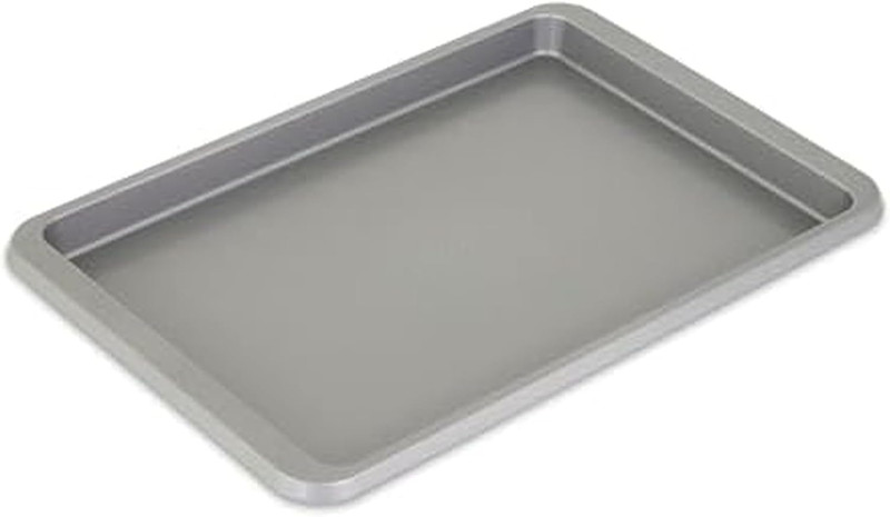 KitchenAid 9x13in Nonstick Aluminized Steel Baking Sheet, Contour Silver gallery