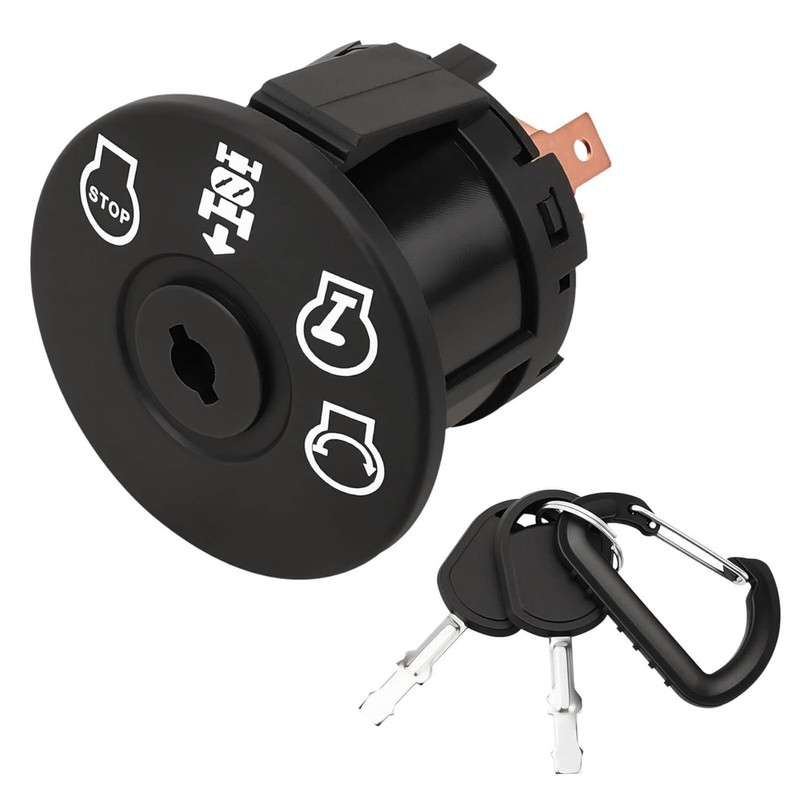 Ignition Key Switch 532193350 with 2 Keys for Husqvarna Craftsman Riding Mower gallery