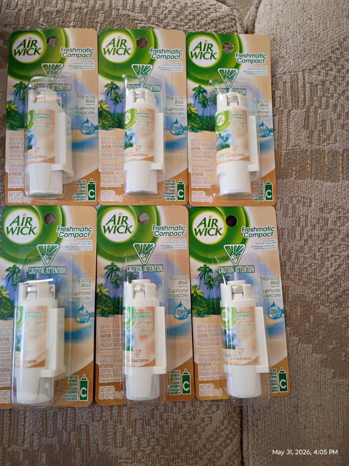 Air Wick Freshmatic Compact Mini Refill X6 Tropical Bliss gallery
