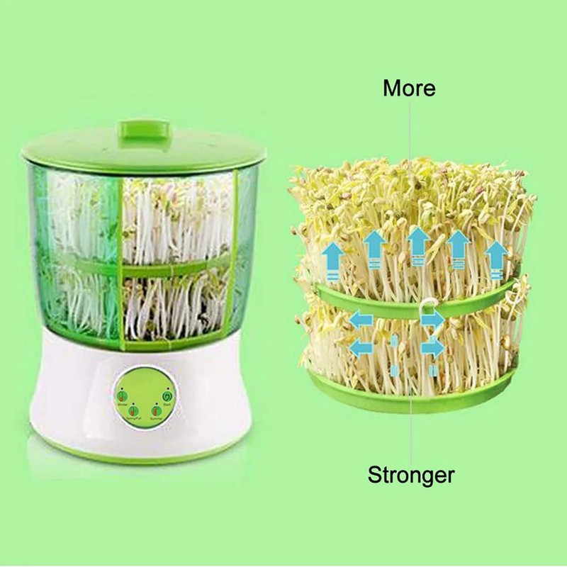 Bean Sprouter Machine, Plastic, Green gallery