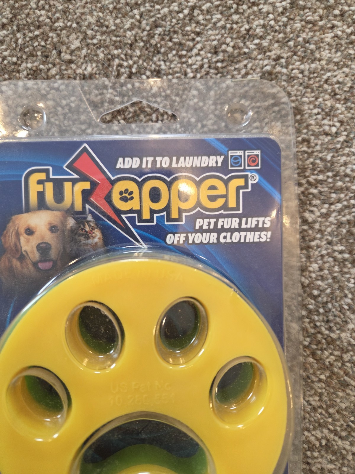 (2-Pk) Original FURZAPPER Fur Dander Lint Reusuable PET HAIR REMOVER for Laundry gallery