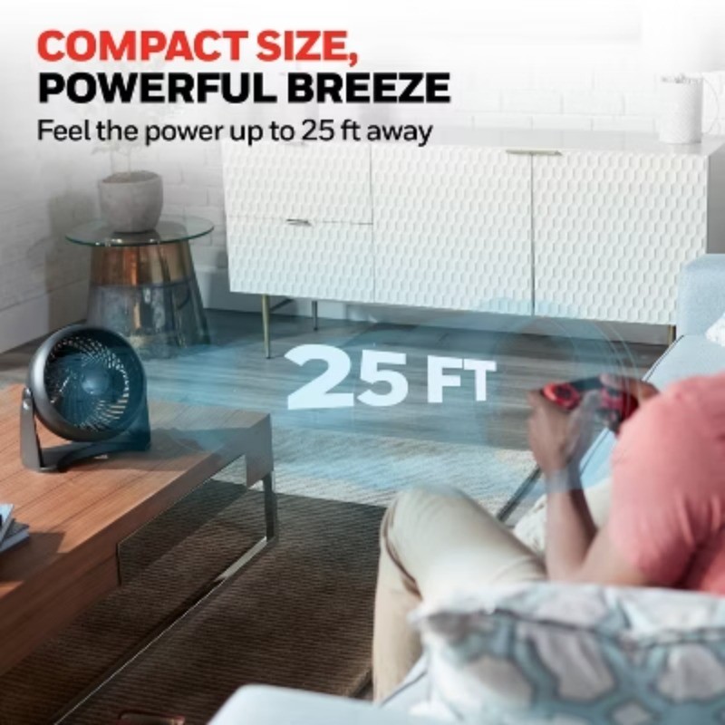 Turbo Force Table Air Circulator Fan black gallery