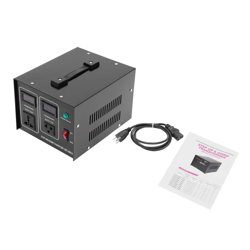 500W Step Up Step Down Voltage Converter Transformer 110V to 220V 240V to 120v gallery