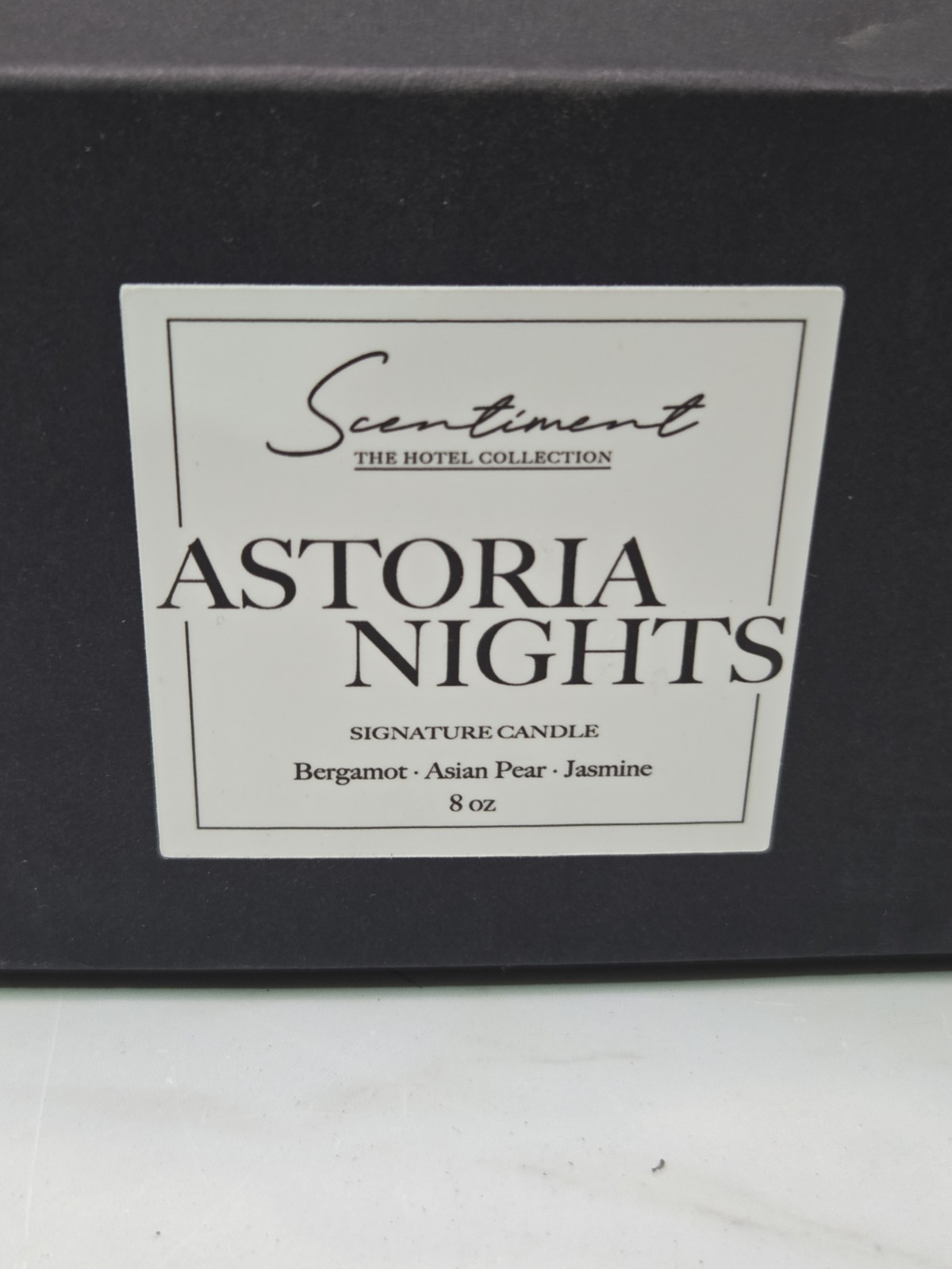 Scentiment Hotel Collection Astoria Nights Signature Candle 8oz gallery