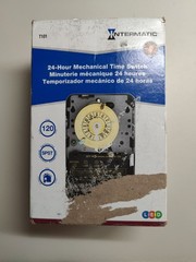 Intermatic T101 24 Hour Mechanical Timer Wall Switch 120V