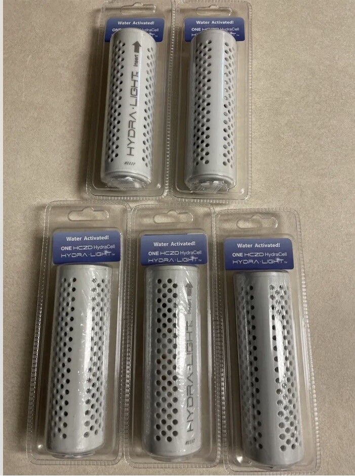 HURRICANE 5 PK Hydra Light HC2D Replacement HydraCell Fuel Cell 25 Yr Shelf Life gallery